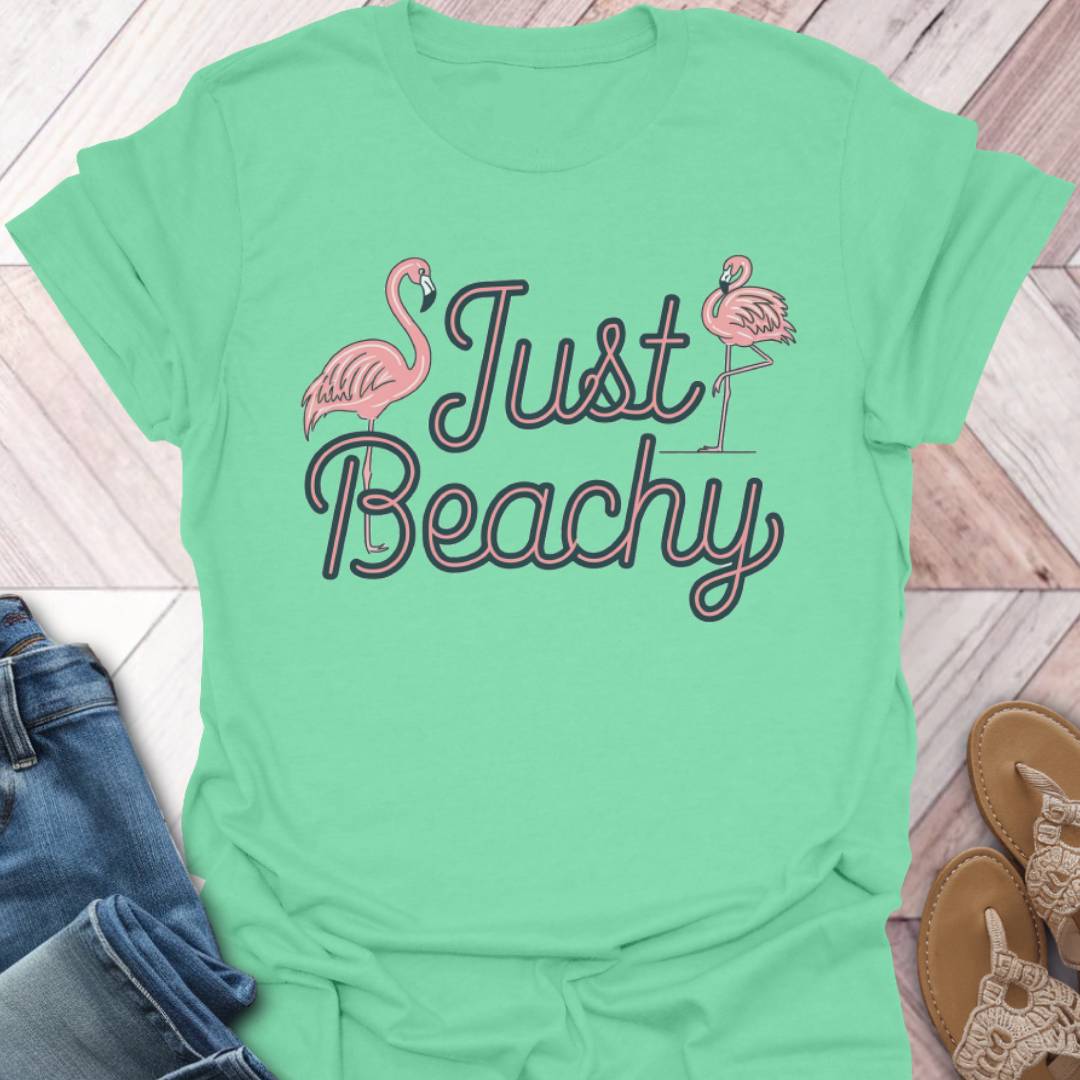 Just Beachy Flamingo T-Shirt