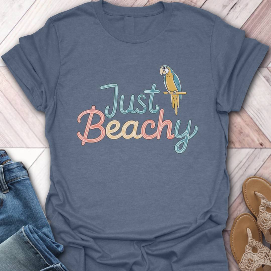 Just Beachy Parrot T-Shirt