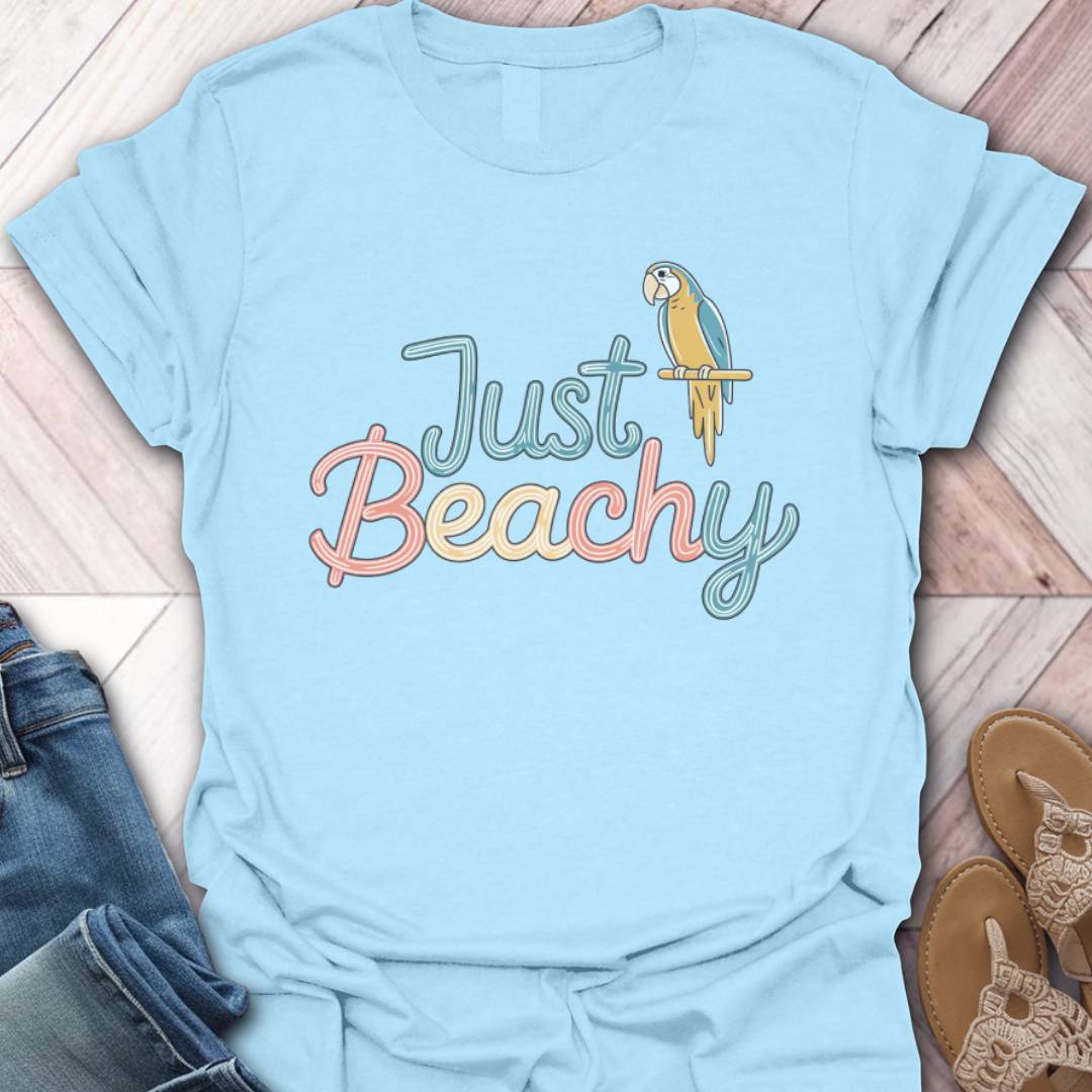 Just Beachy Parrot T-Shirt