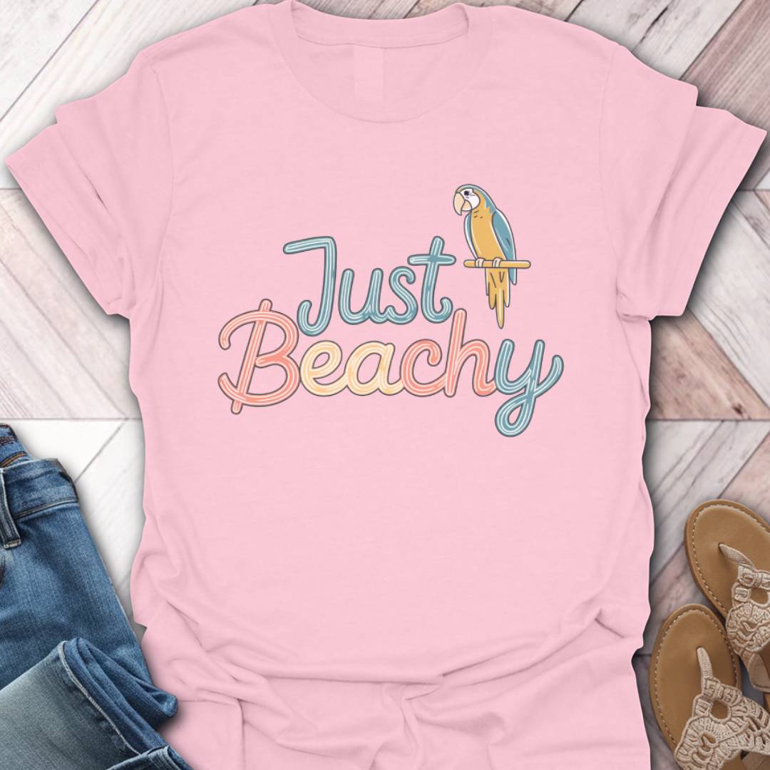 Just Beachy Parrot T-Shirt