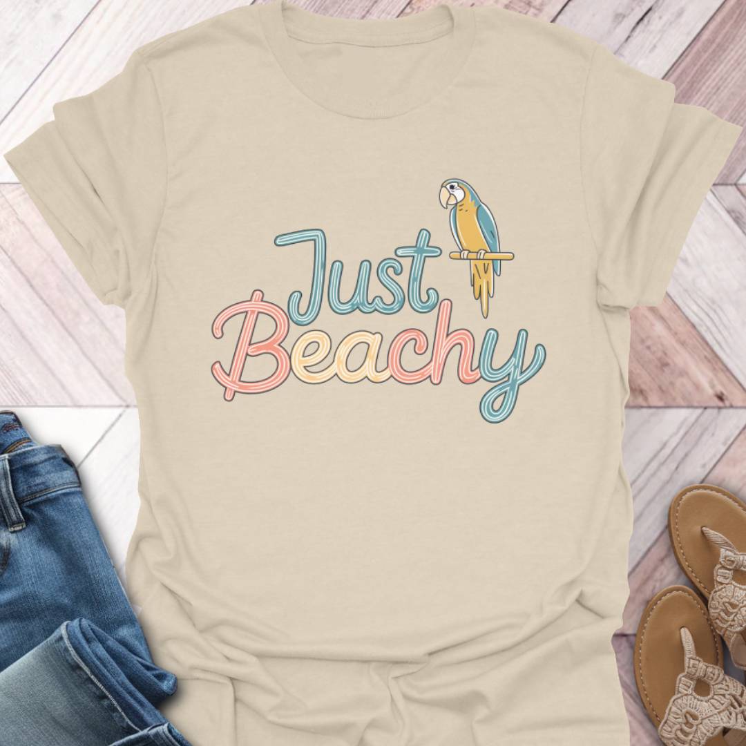 Just Beachy Parrot T-Shirt