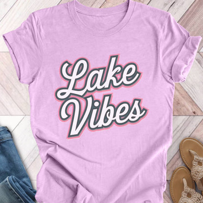 Lake Vibes Bold T-Shirt