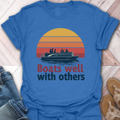 Pontoon Well Retro T-Shirt