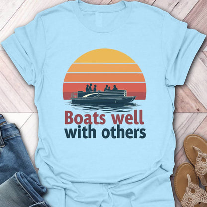 Pontoon Well Retro T-Shirt