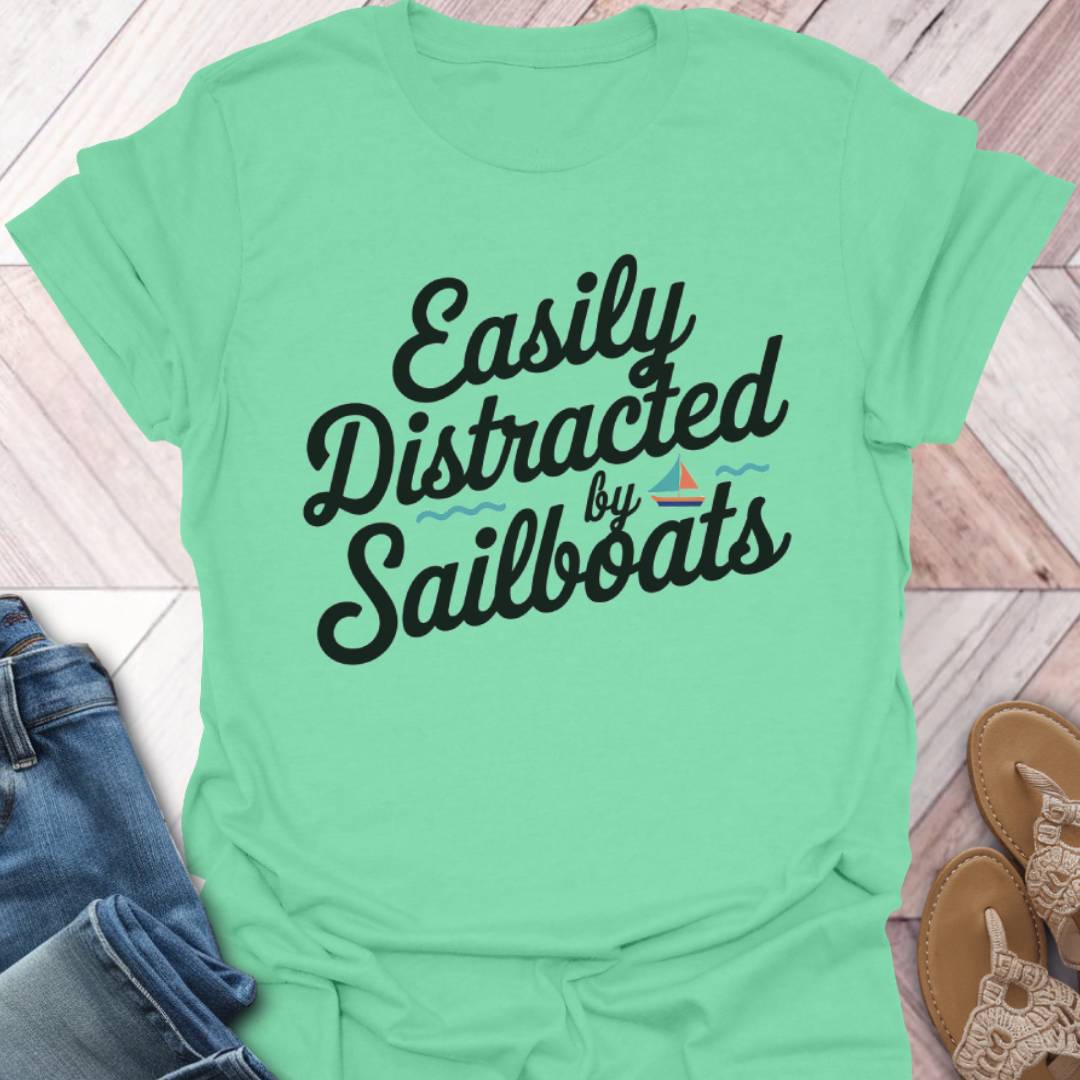 Sailing Distraction Bold T-Shirt