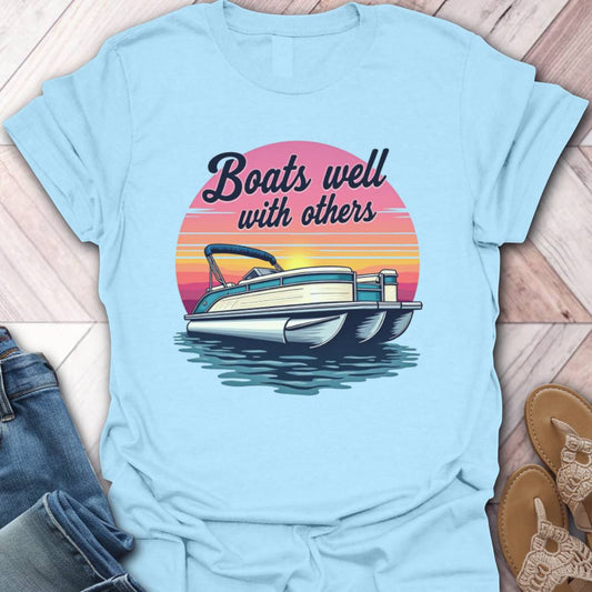 Pontoon Well Sunset T-Shirt