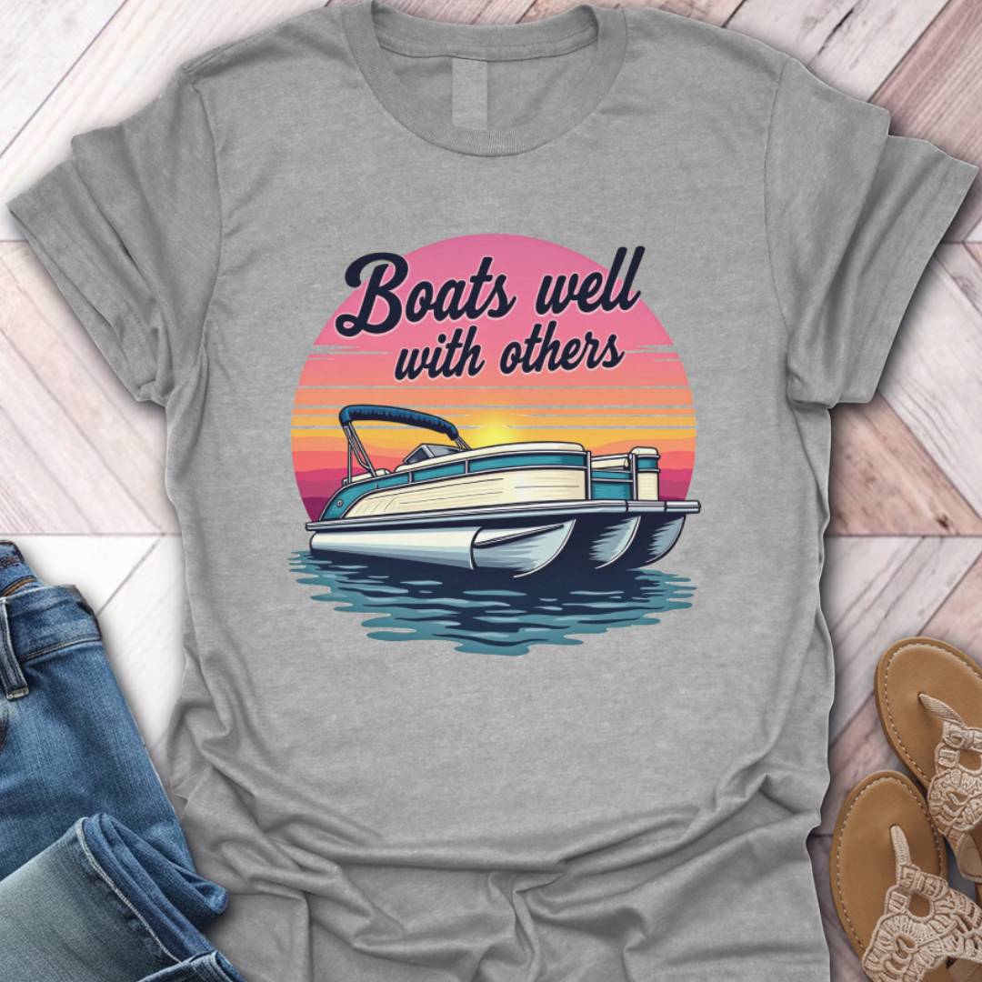 Pontoon Well Sunset T-Shirt