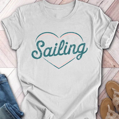 Sailing Love Retro T-Shirt