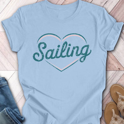 Sailing Love Retro T-Shirt