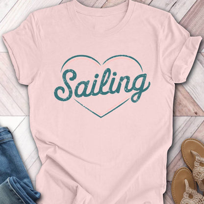 Sailing Love Retro T-Shirt