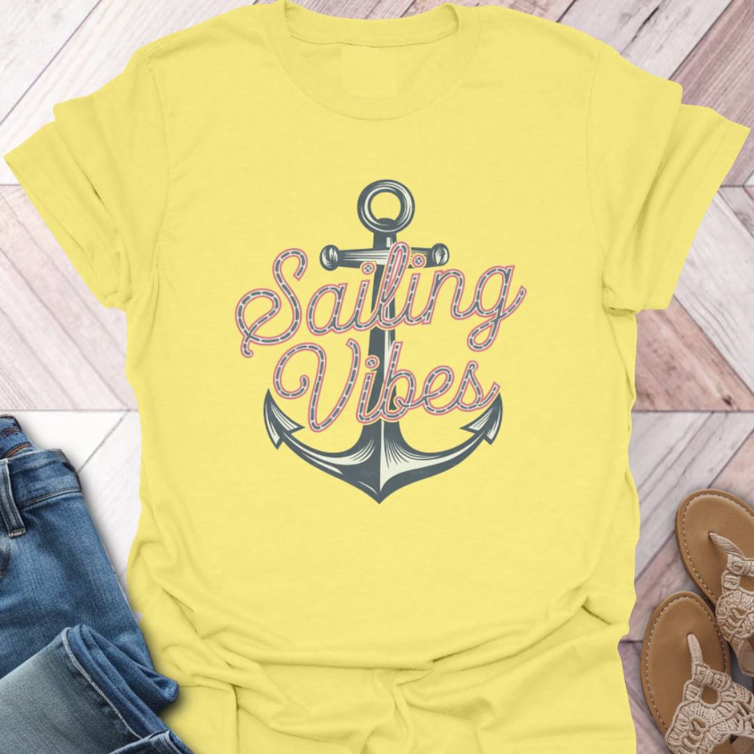 Sailing Vibes Anchor T-Shirt