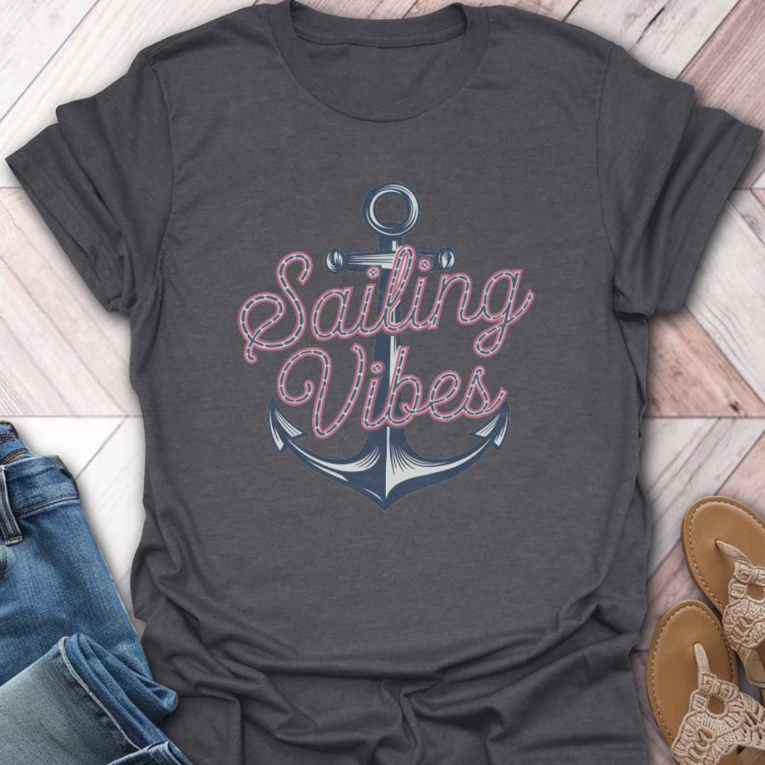 Sailing Vibes Anchor T-Shirt