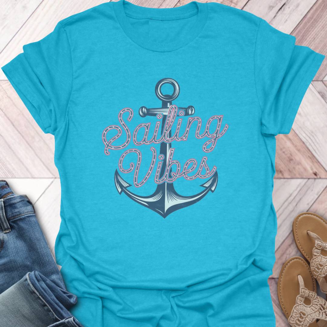 Sailing Vibes Anchor T-Shirt