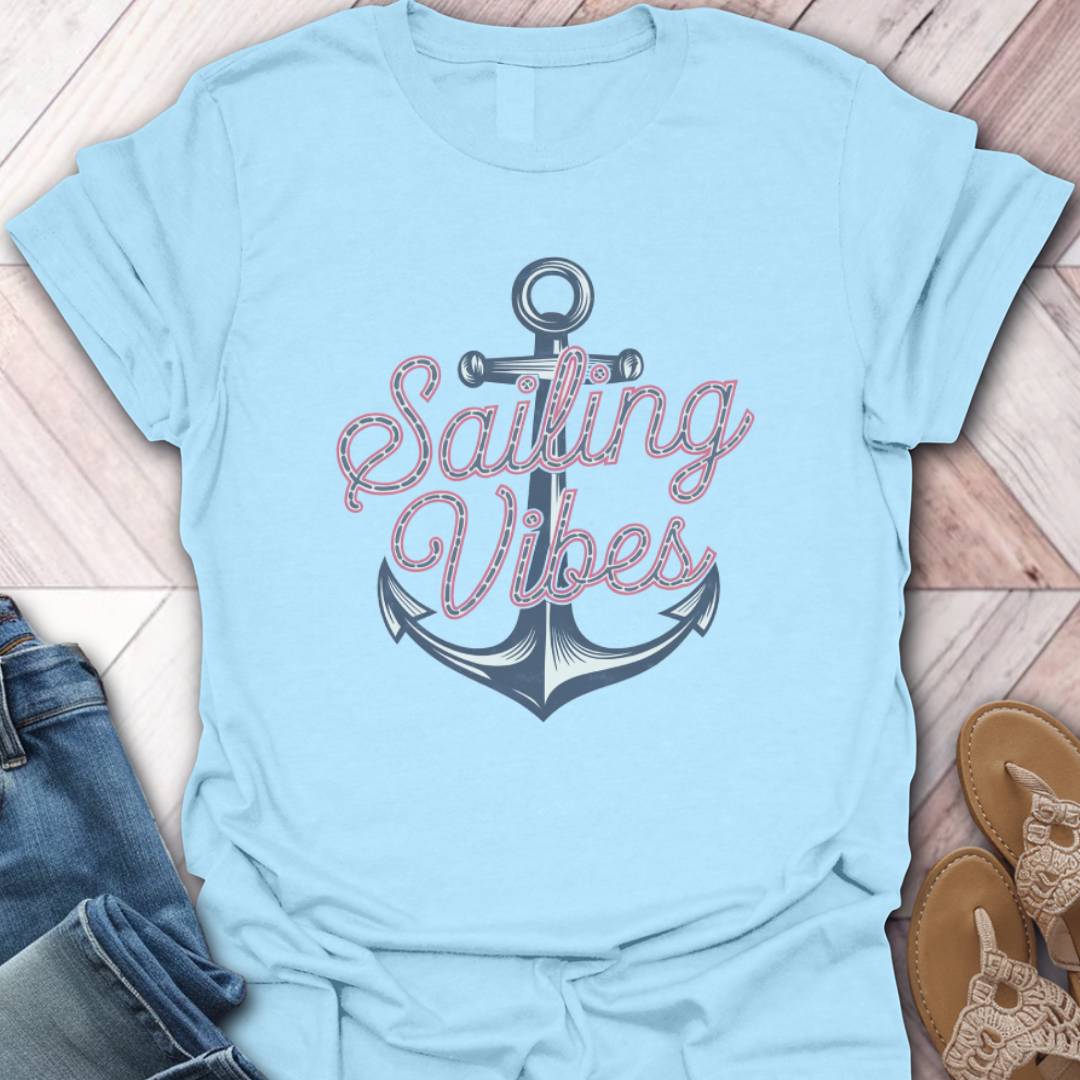 Sailing Vibes Anchor T-Shirt