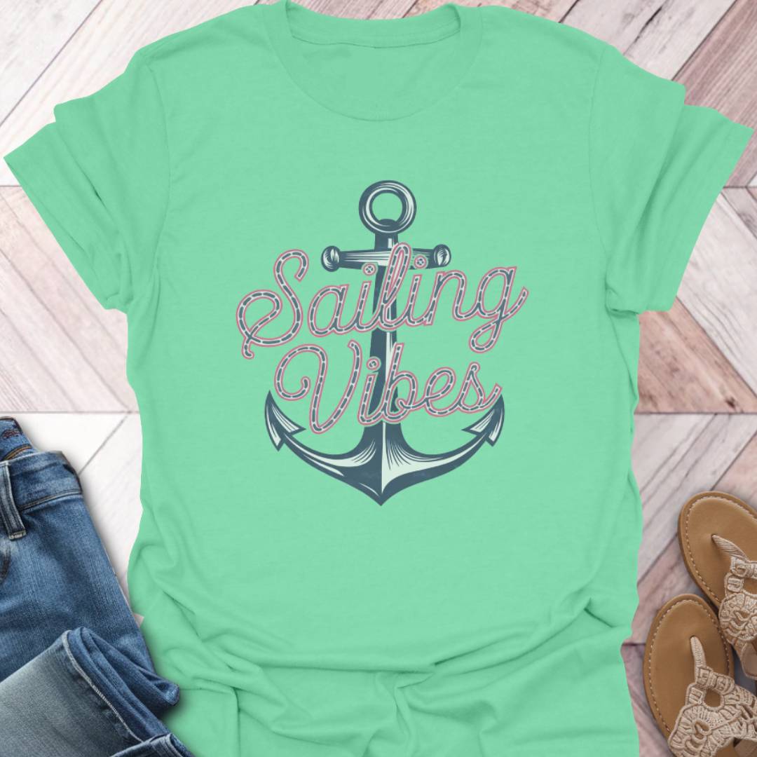 Sailing Vibes Anchor T-Shirt
