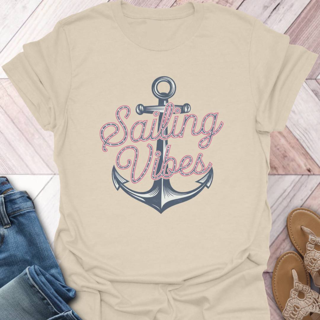 Sailing Vibes Anchor T-Shirt