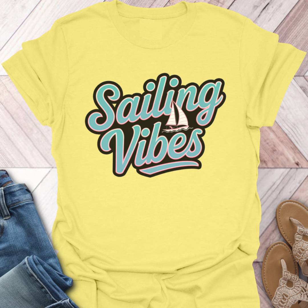 Sailing Vibes Coastal T-Shirt