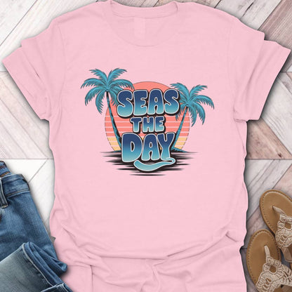 Seas The Day Tropical T-Shirt