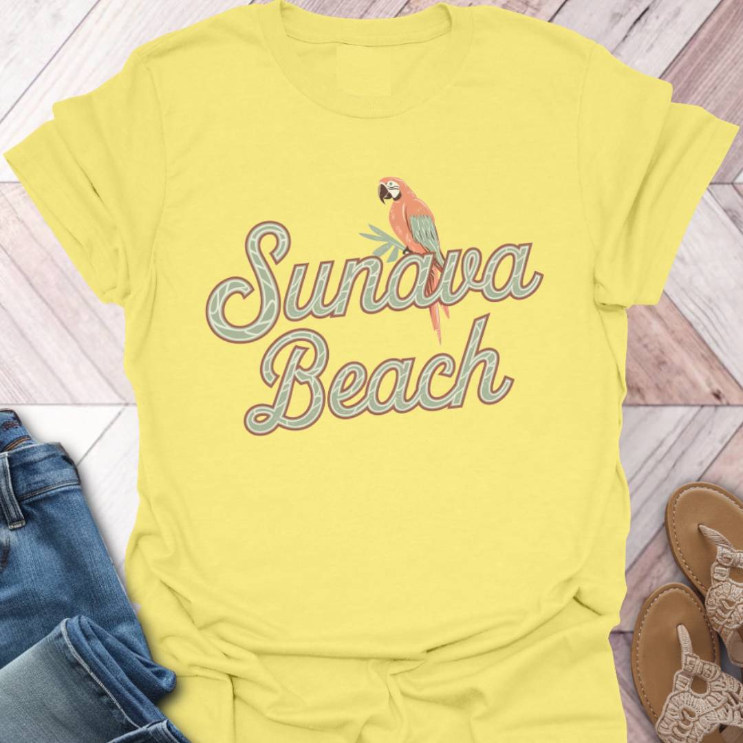 Sunava Beach Parrot T-Shirt