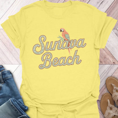 Sunava Beach Parrot T-Shirt