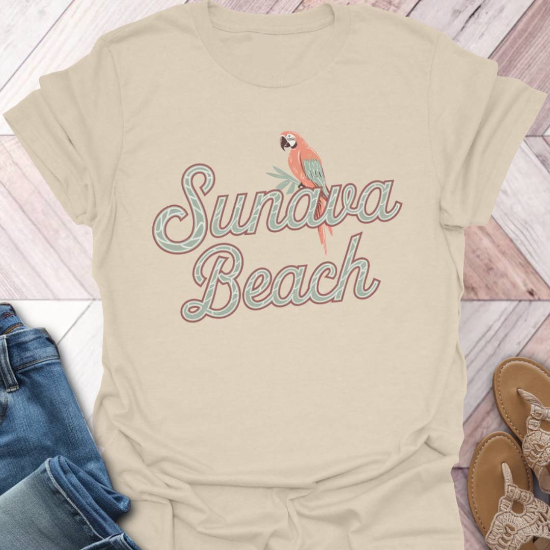 Sunava Beach Parrot T-Shirt