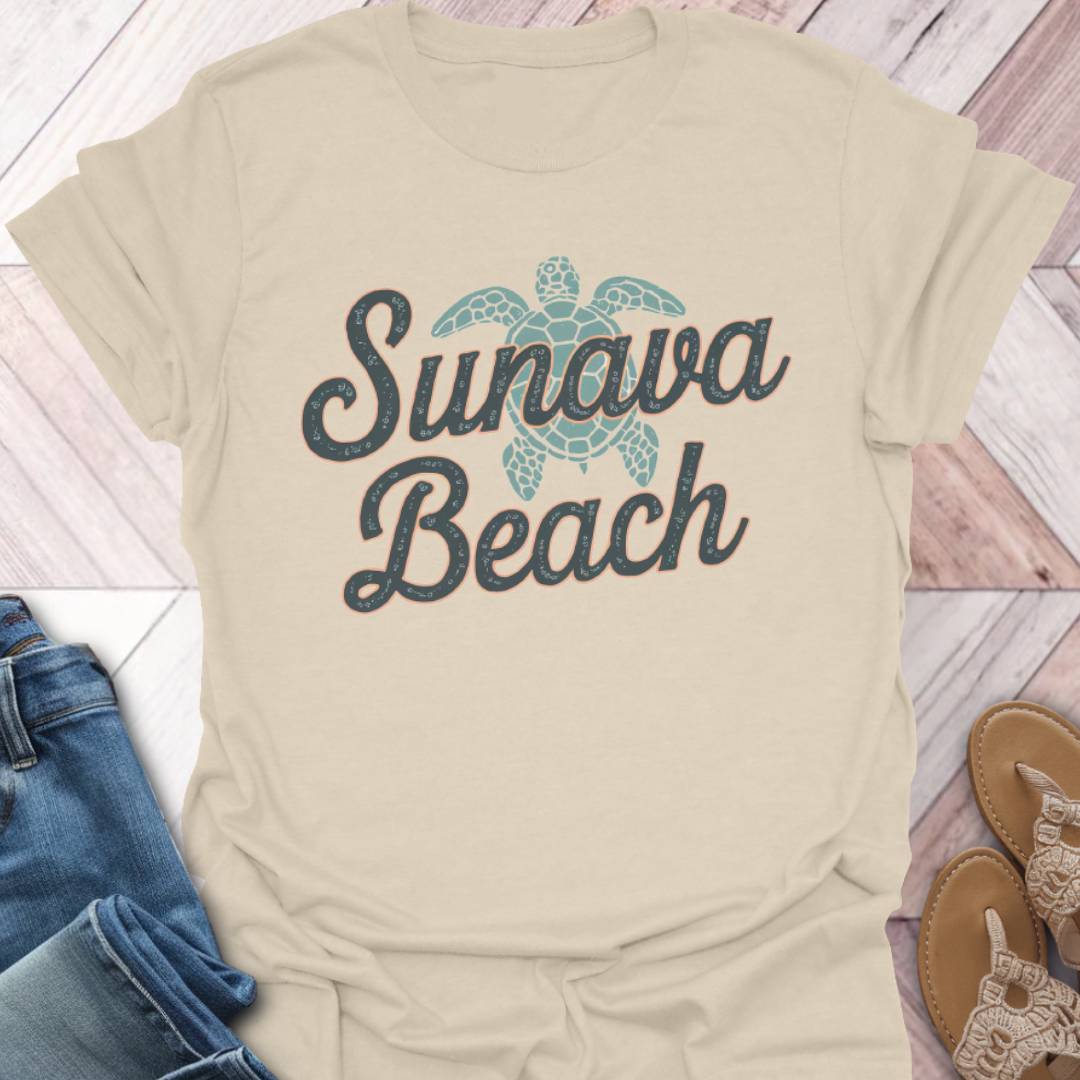 Turtle Sunava Beach T-Shirt