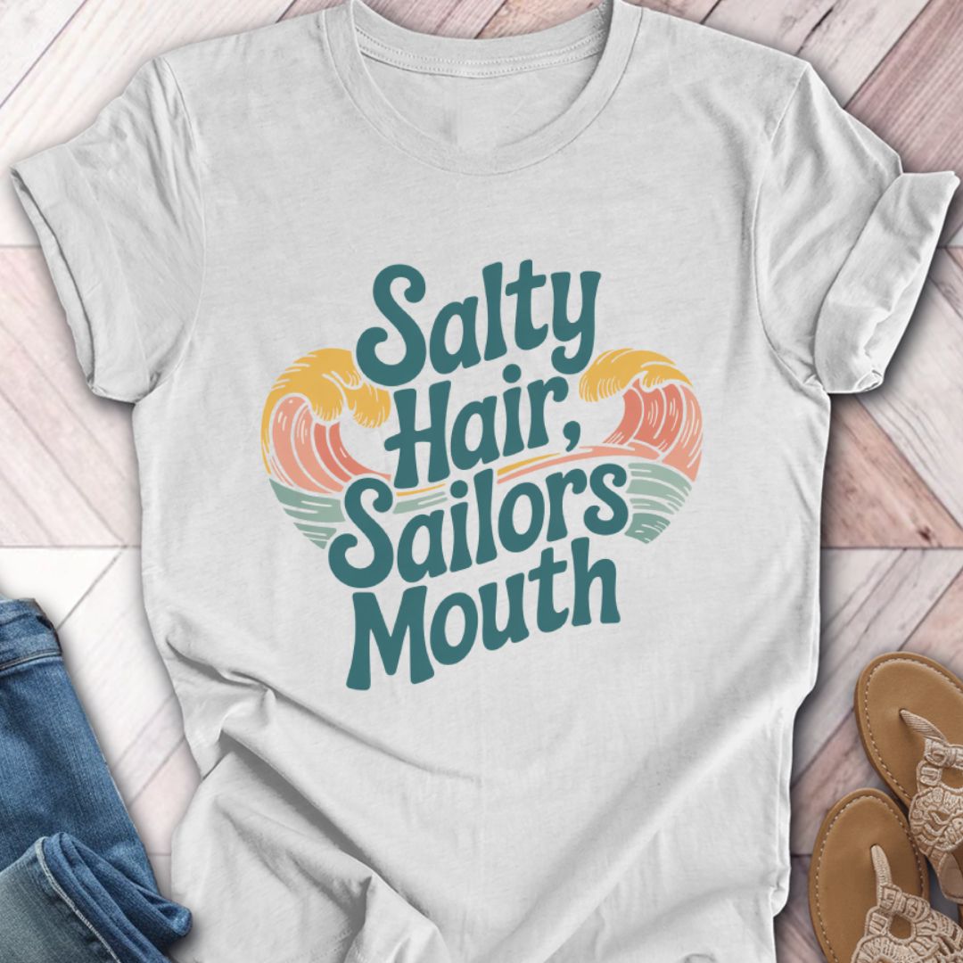 Sea Wave Sailors Mouth T-Shirt
