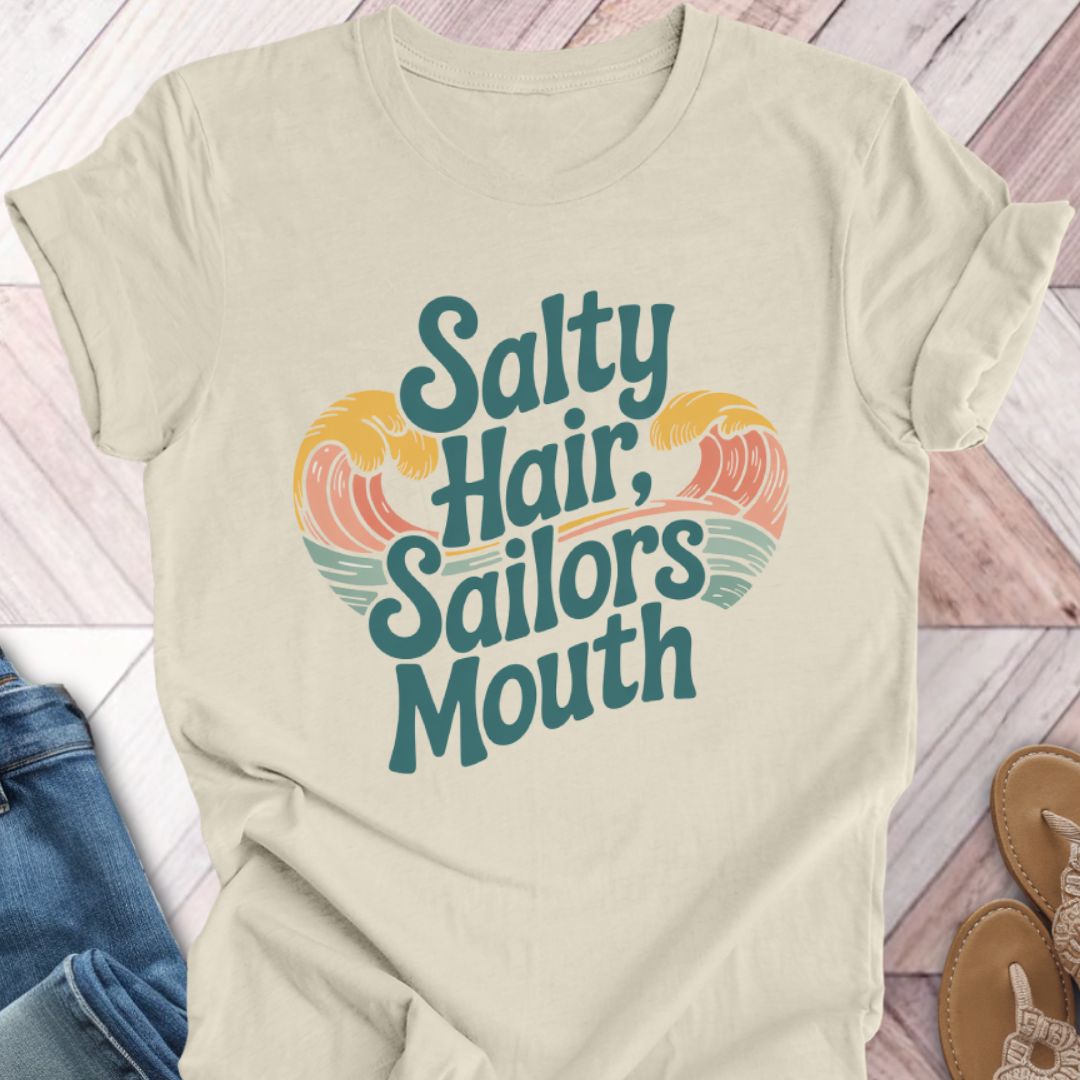 Sea Wave Sailors Mouth T-Shirt