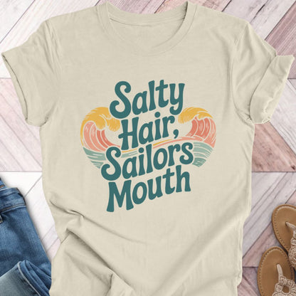 Sea Wave Sailors Mouth T-Shirt