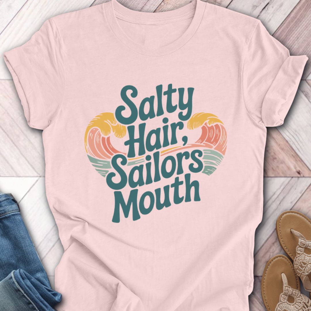 Sea Wave Sailors Mouth T-Shirt
