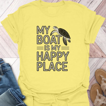 Happy On Boat T-Shirt