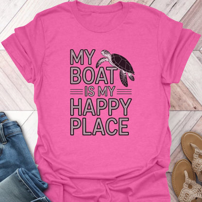 Happy On Boat T-Shirt