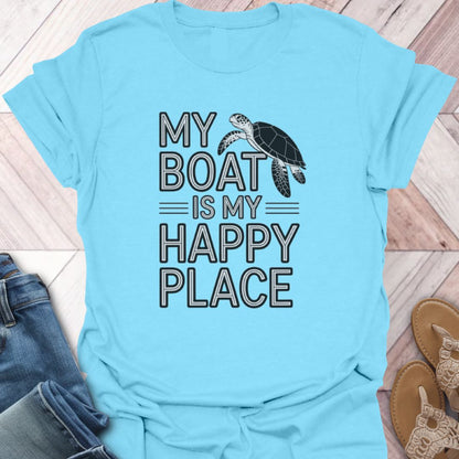 Happy On Boat T-Shirt