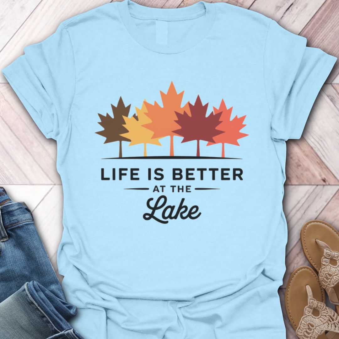 Lake Life Fall Leaves