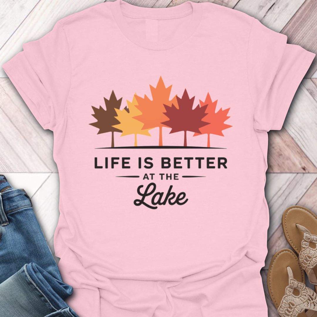 Lake Life Fall Leaves