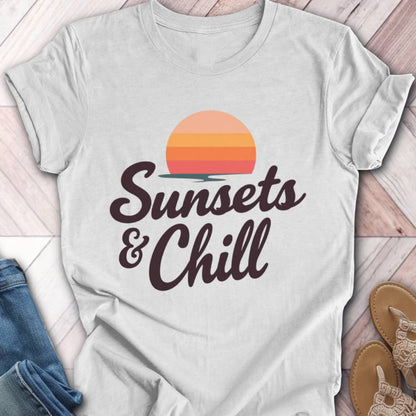 Sunset and Chill Retro T-Shirt