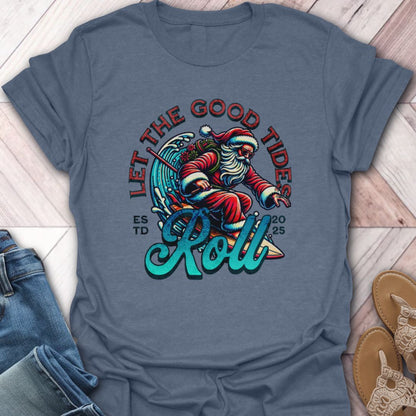 Surfing Santa T-Shirt