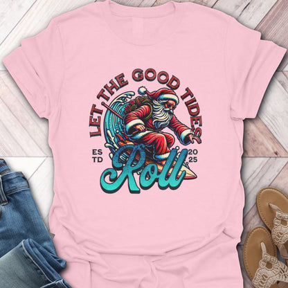 Surfing Santa T-Shirt