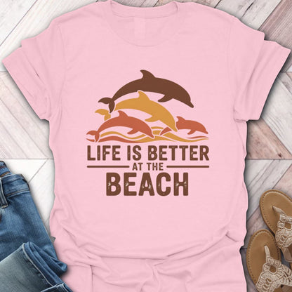 Fall Dolphin Beach Life