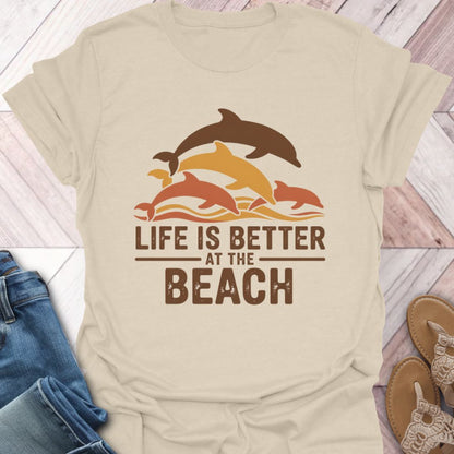 Fall Dolphin Beach Life