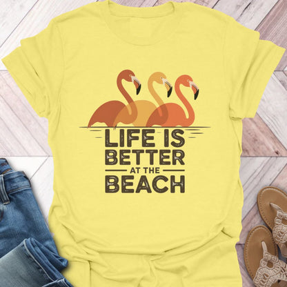 Fall Flamingo Beach Life