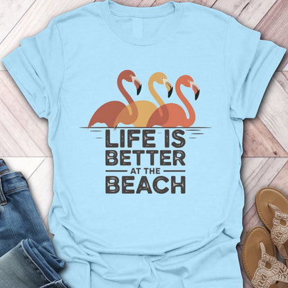 Fall Flamingo Beach Life