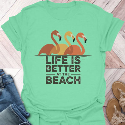 Fall Flamingo Beach Life