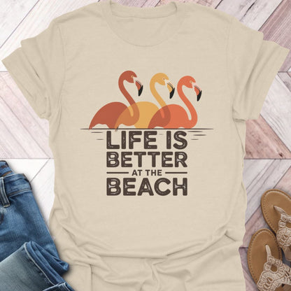 Fall Flamingo Beach Life