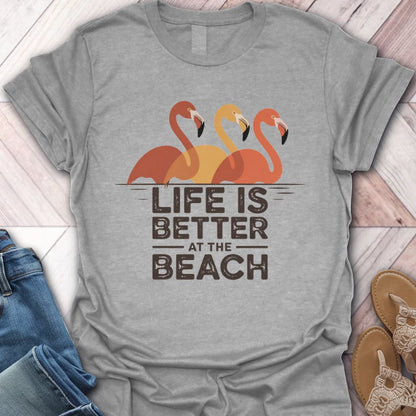 Fall Flamingo Beach Life