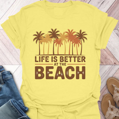 Fall Palm Trees Beach Life