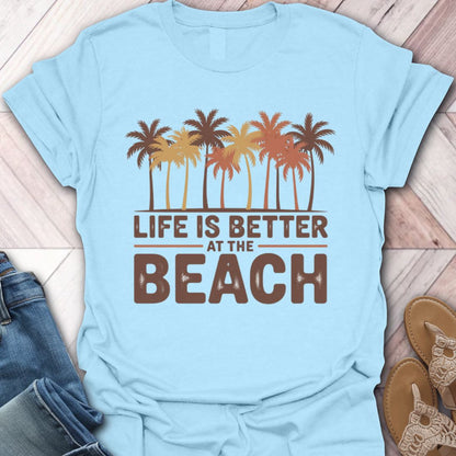 Fall Palm Trees Beach Life