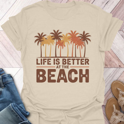 Fall Palm Trees Beach Life