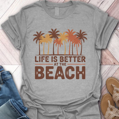 Fall Palm Trees Beach Life