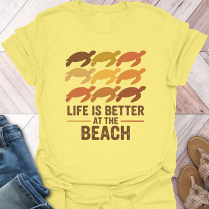 Fall Sea Turtle Beach Life